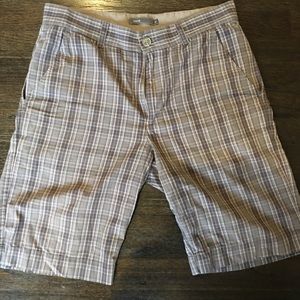 Vince Plaid Shorts